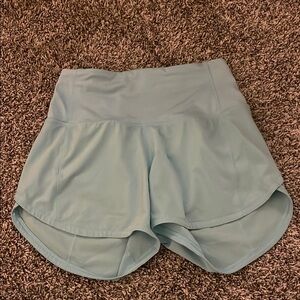 Blue Lululemon shorts size 0, 4”